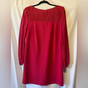 🎀NWOT | Just Taylor | Chiffon and Jersey Long Sleeve Dress 5915M | Couture Candy